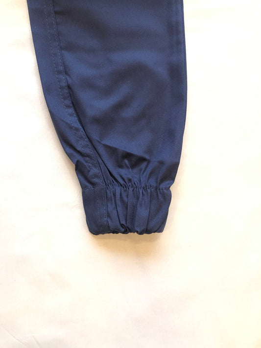 Royal Blue 6 Pocket Men Cotton Cargo Trousers
