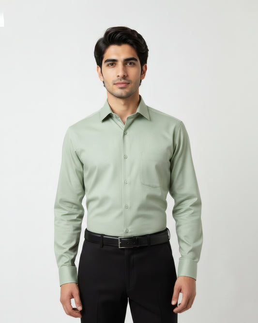 Premium Sage Green Dress Shirt