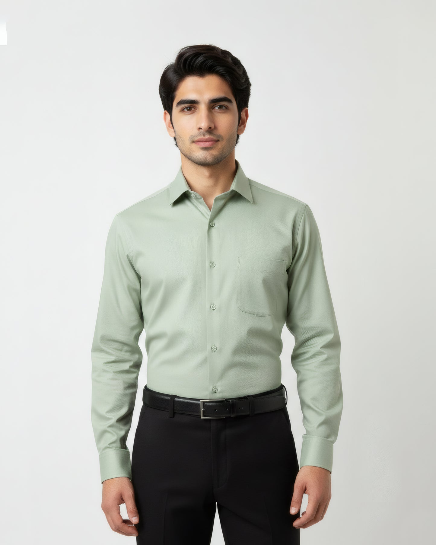 Premium Sage Green Dress Shirt