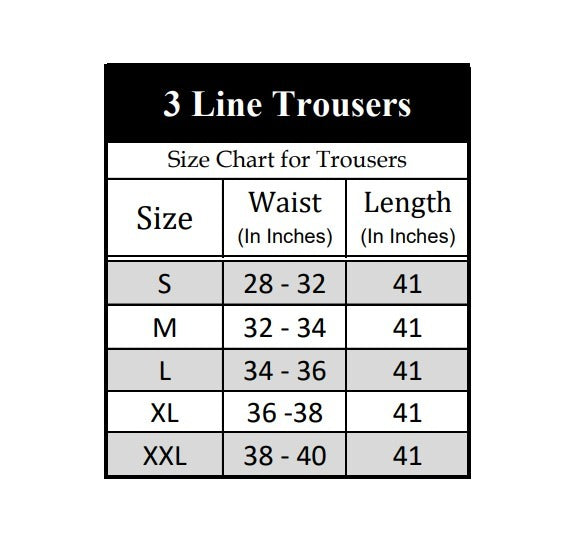 Men’s Three Stripe Side Trouser