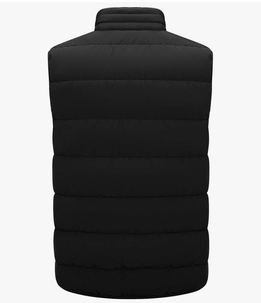 Men’s Black Puffer Vest – Lightweight, Insulated & Water-Resistant