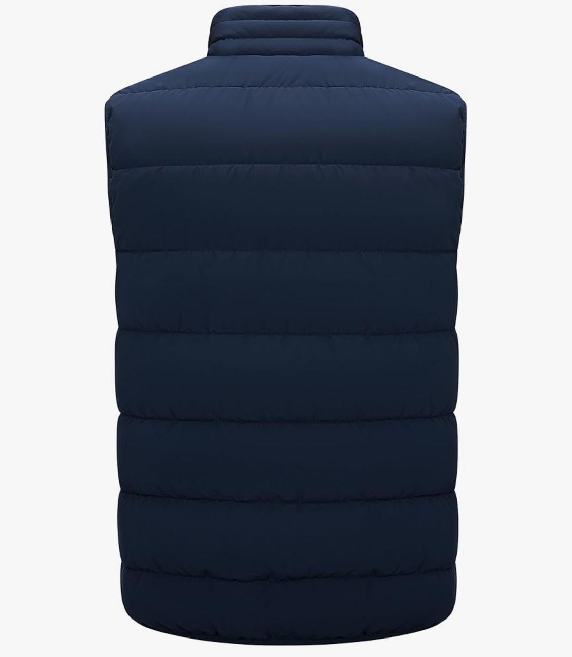Men’s Navy Blue Puffer Vest – Lightweight, Insulated & Water-Resistant