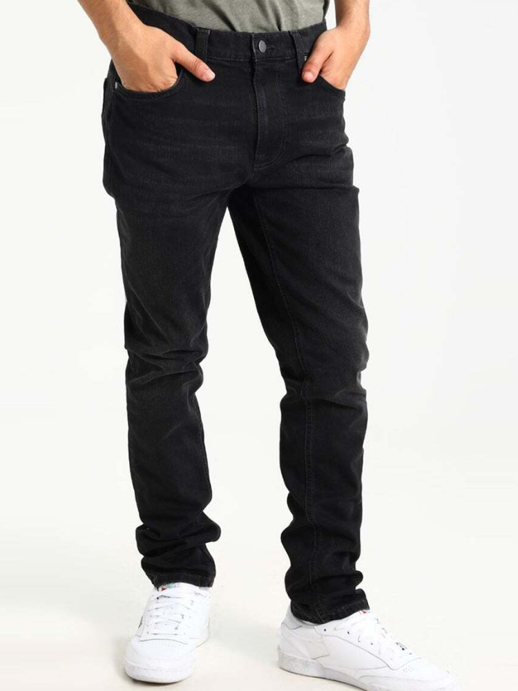 Deep Black Full Stretchable Denim Pant