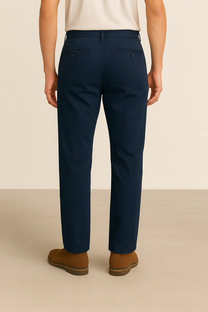 Navy Cotton Chinos Pant