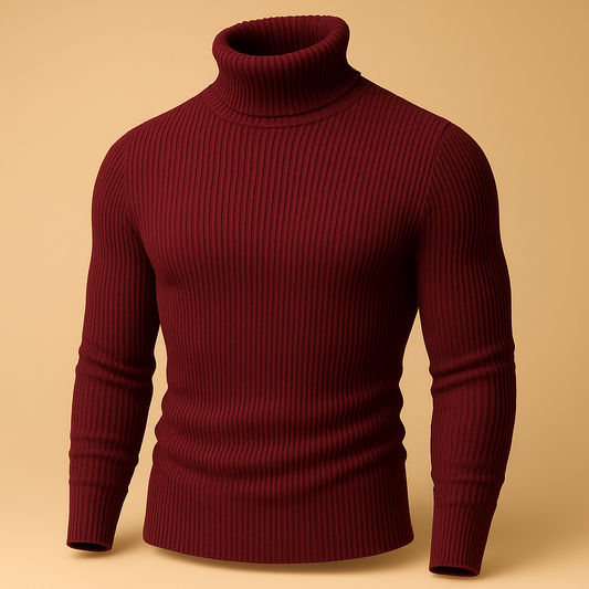 Maroon  Winters High Neck