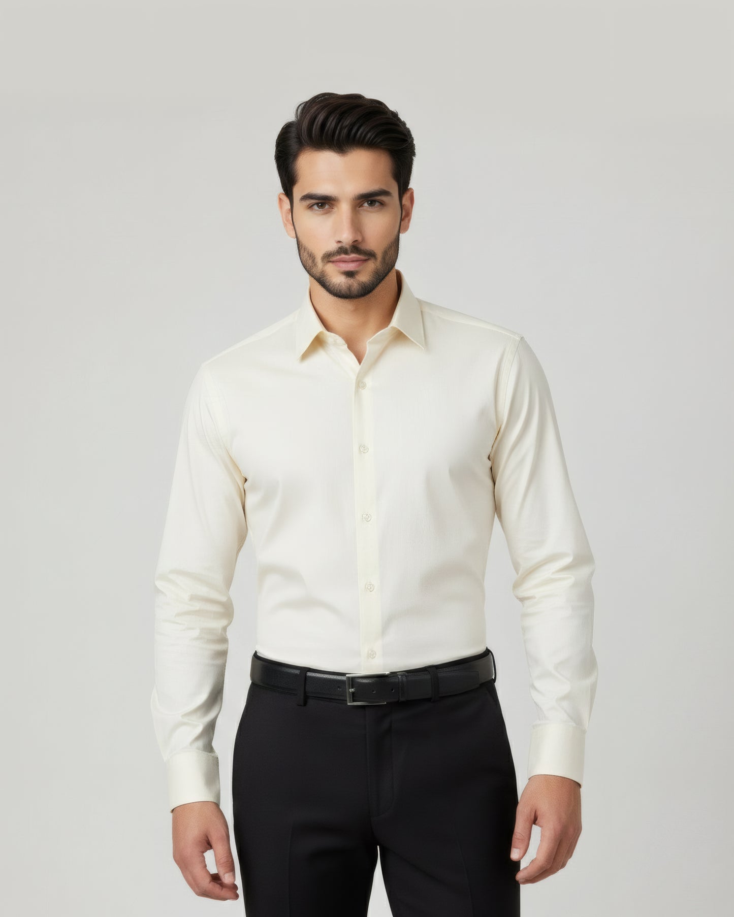 Premium Cream Dress Shirt