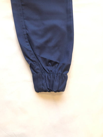 Royal Blue 6 Pocket Men Cotton Cargo Trousers