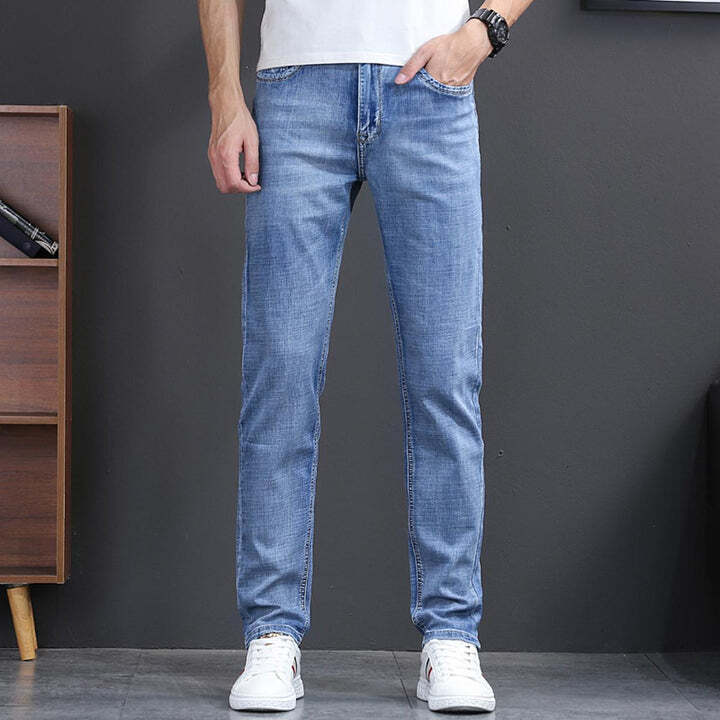 Ice Blue Denim Pant