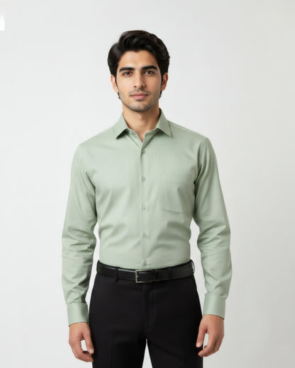 Premium Sage Green Dress Shirt