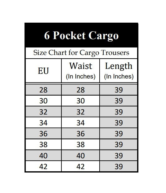 Royal Blue 6 Pocket Men Cotton Cargo Trousers