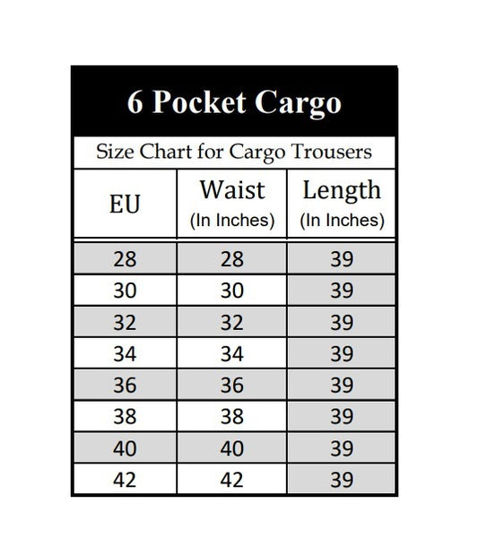 Beige 6 Pocket Men Cotton Cargo Trouser