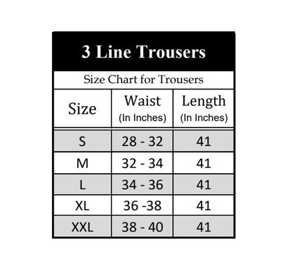 Men’s Three Stripe Side Trouser