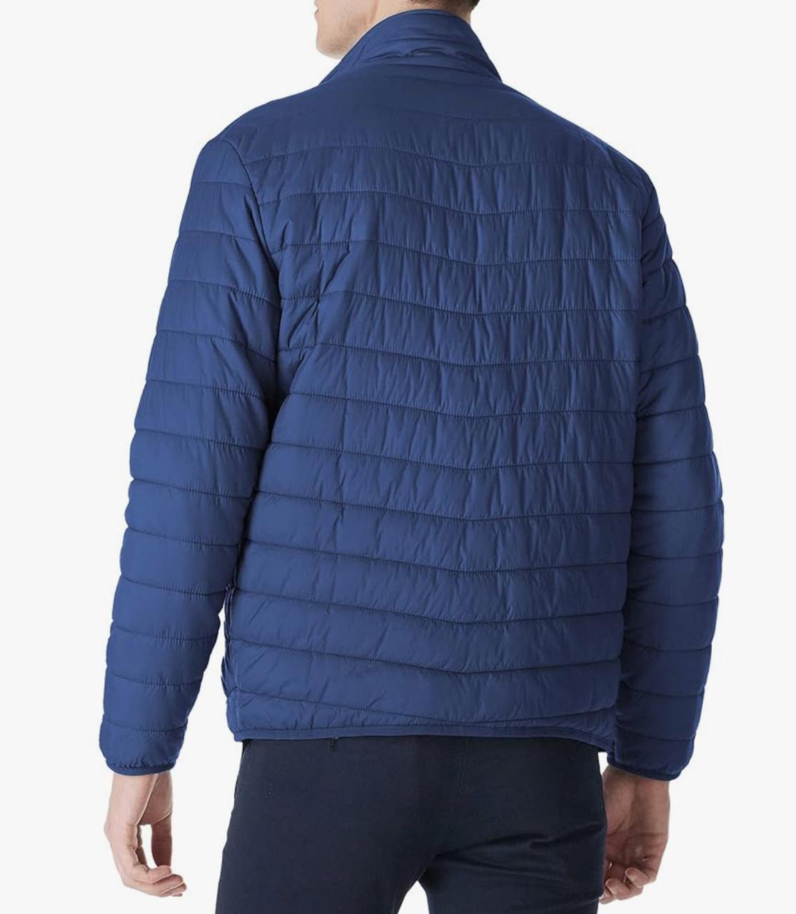 Men’s Blue Puffer Jacket – Lightweight, Insulated & Water-Resistant