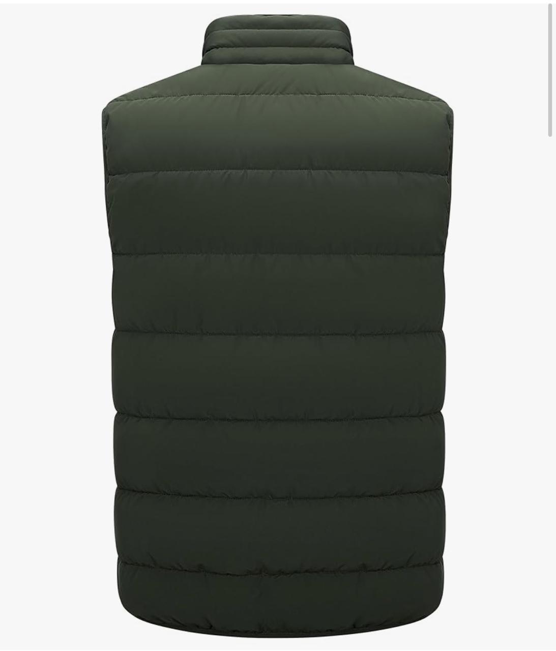Men’s Green Puffer Vest – Lightweight, Insulated & Water-Resistant