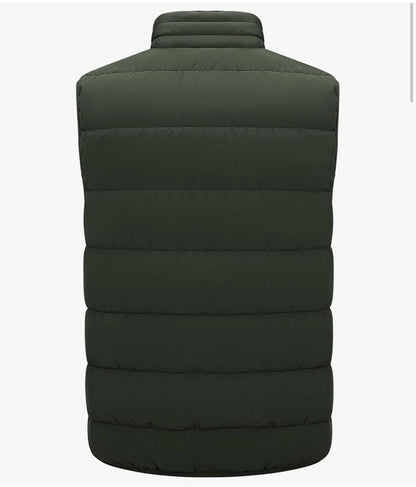Men’s Green Puffer Vest – Lightweight, Insulated & Water-Resistant