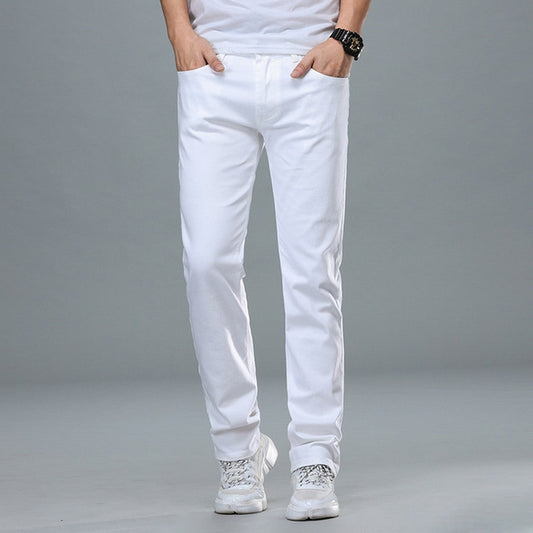 White Cotton Chinos Pant