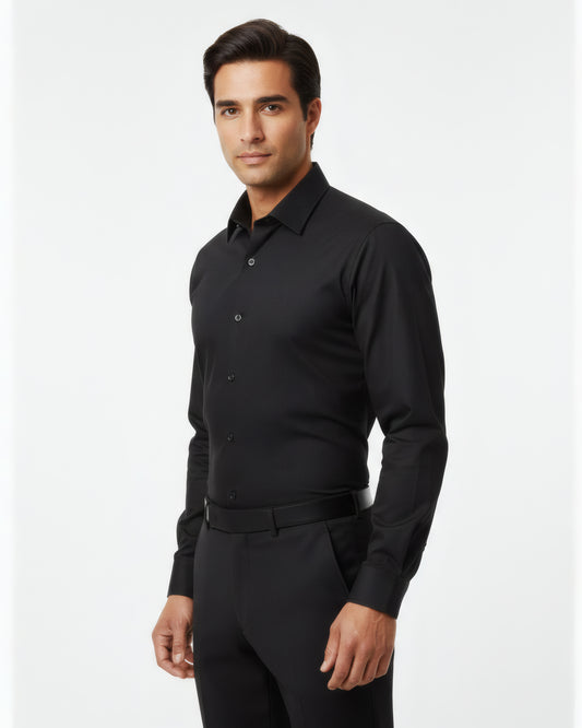 Premium Black Dress Shirt
