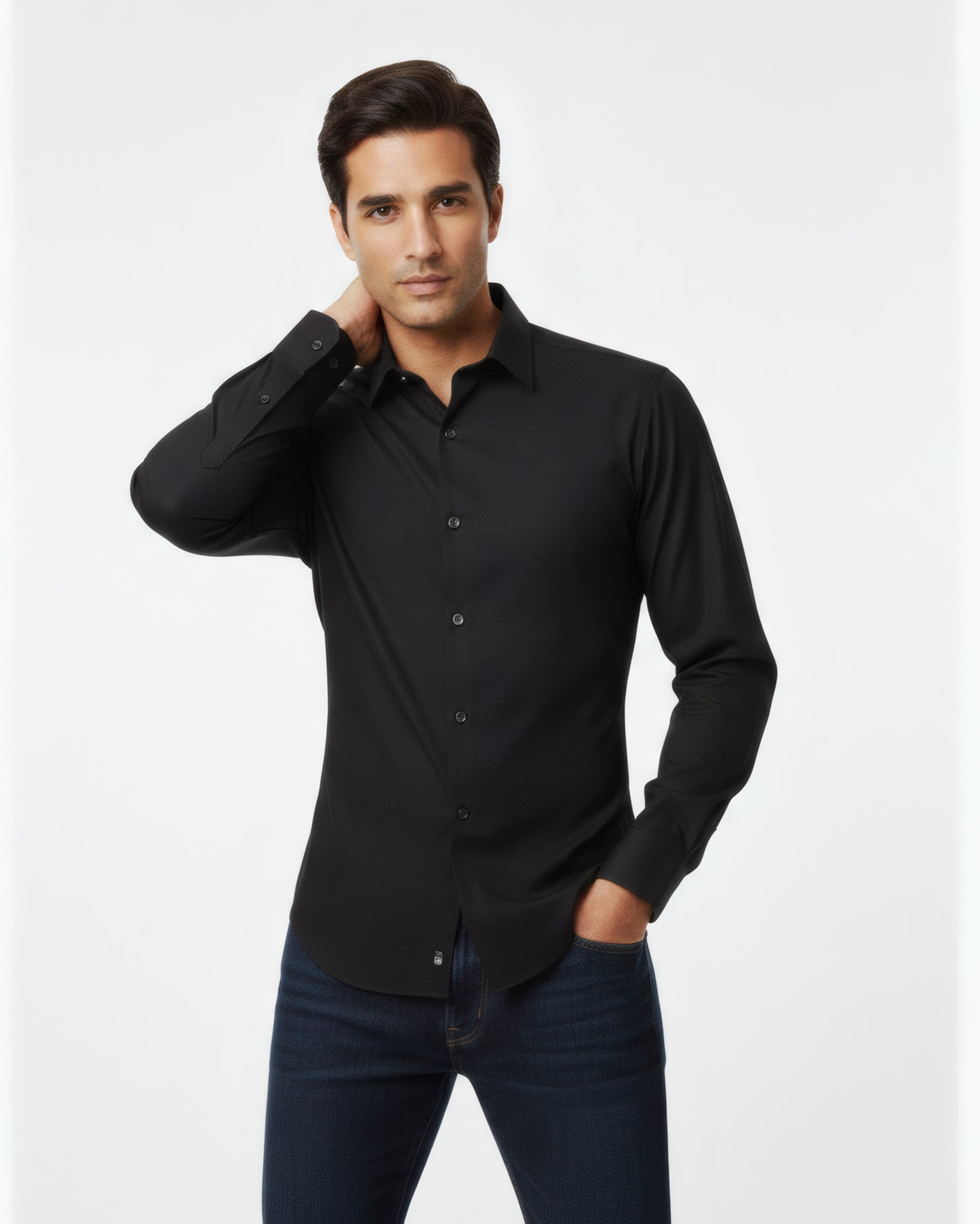Premium Black Dress Shirt