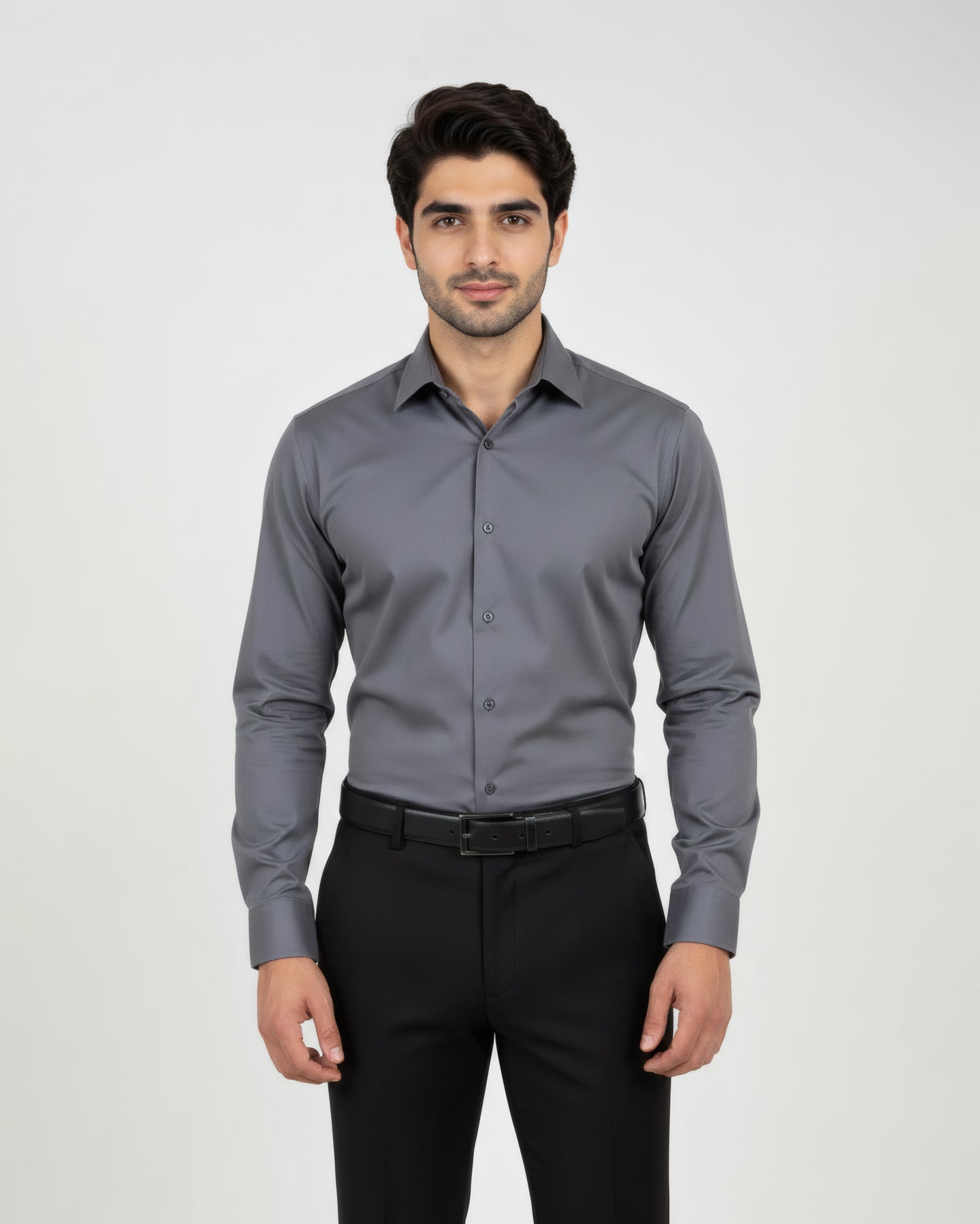 Premium Gray Dress Shirt