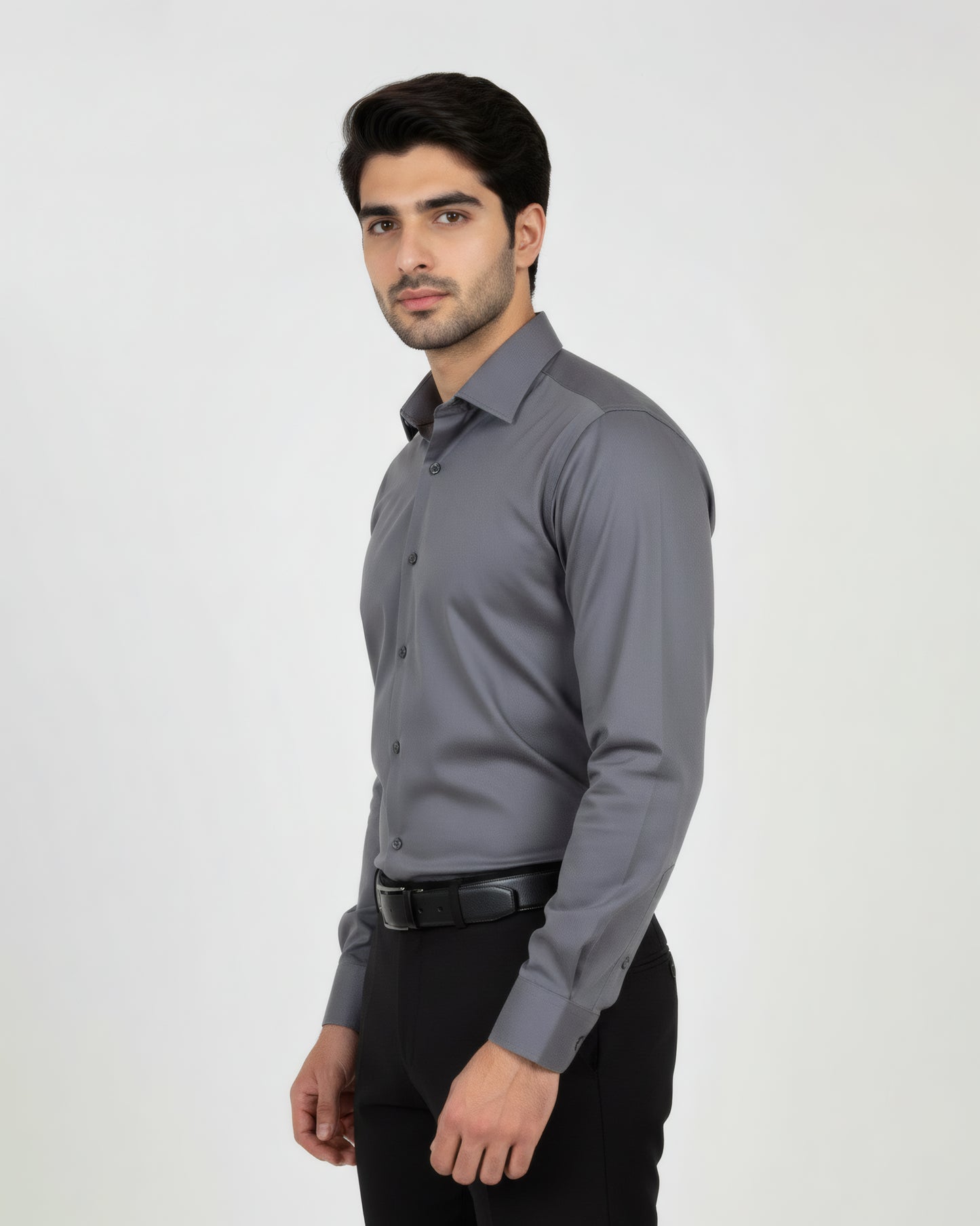 Premium Gray Dress Shirt