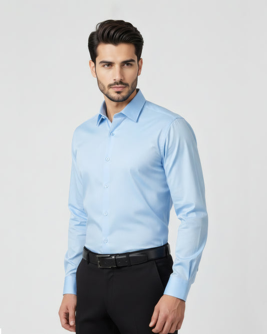 Premium Sky blue dress shirt