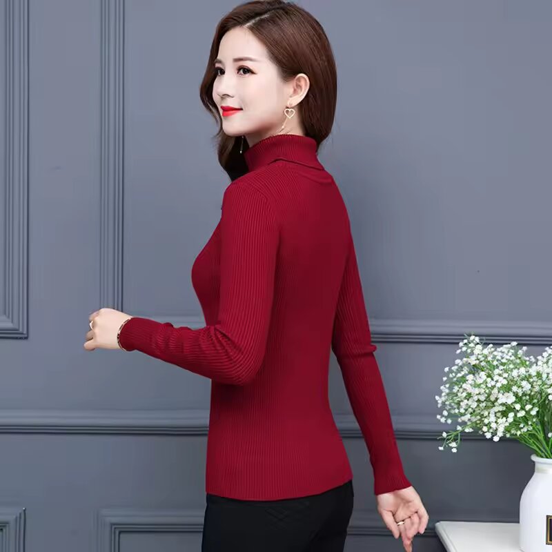 Maroon Winters High Neck For Women