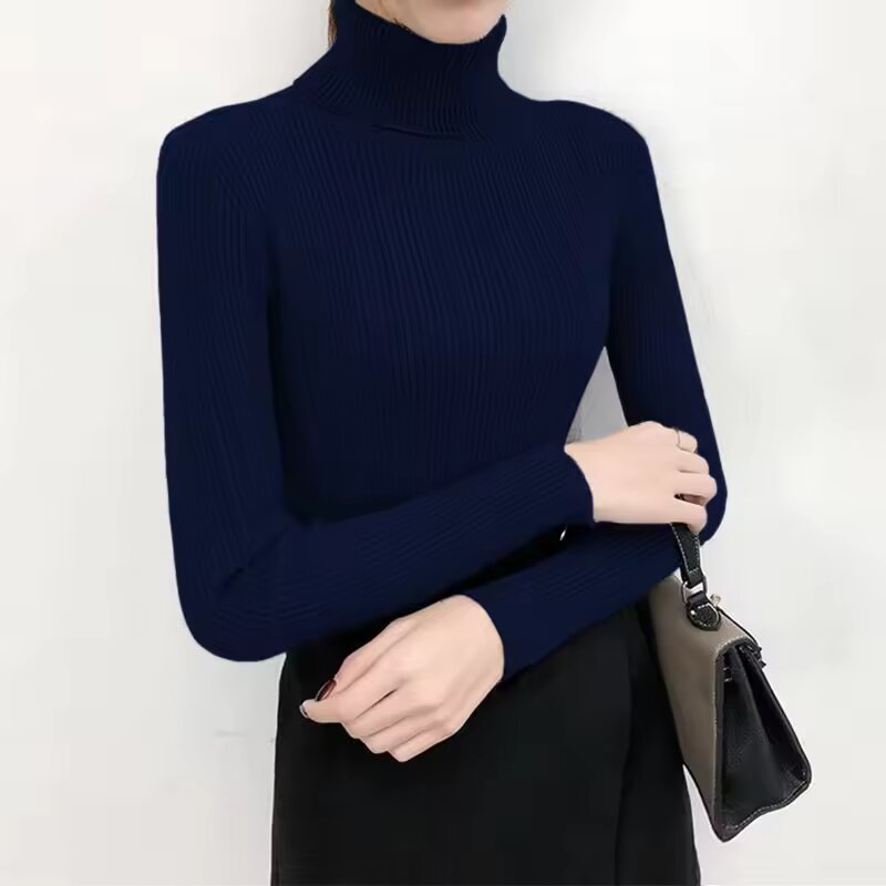 Navy Winters High Neck For Women